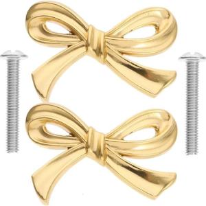 Cổ điển vàng Cung knobs tay cầm bằng kim loại thanh lịch tay nắm cửa cho đồ nội thất Đồng cổ knobs đơn giản để sử dụng cho tủ & Tủ