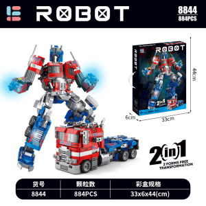 Mainan Edukasi VAJRA WARRIOR Block Robot Bumble bee Optimus Prime Brick Jumbo 2in1