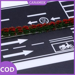 CANAMEK✨ 1 cuộn 5m 1:12 Dollhouse đường giao thông đường sắt theo dõi cảnh Băng Sticker thu nhỏ đậu xe cảnh đường cong Sticker mô hình trang trí phụ kiện đồ chơi