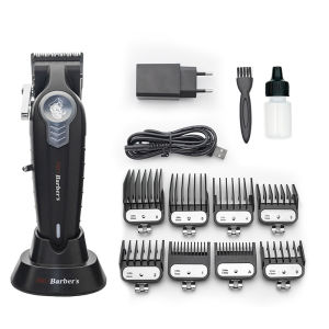ProBarBers-1087 Hair Salon Special Hair Clipper With Base Electric Hair Trimmer Rechargeable Cordless Barber Stainless Steel Blade Hair Clipper USB Rechargeable