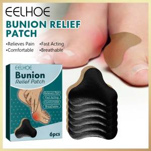 Eelhoe Bunion Pain Relief Patch Thumb Swelling Toe Joint Valgus Corrector Patch Prevent Blister Reduce Friction Thumb Bursitis Patches Finger Toe Bunion Pain Relief Medical Plaster Foot Bone Thumb Corrector Sticker Health Care
