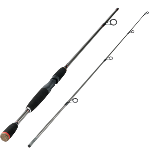 Joran Pancing 2 Bagian Tongkat Pancing Umpan M Power 1.8M Serat Karbon Casting Berputar Joran Pancing Trout Bass