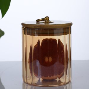 Toples Gold Toples Kue Kering Bergelombang Toples Kaca Toples Kedap Udara Toples Mewah