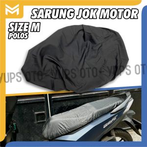 COVER JOK MOTOR COVER SEAT / SARUNG JOK MOTOR SIZE M JOK STANDAR JOK KECIL HITAM POLOS TEBAL PROTECTION WATERPROOF PELINDUNG JOK UNIVERSAL PNP BEAT MIO RX KING SATRIA SONIC XRIDE NOUVO REVO SUPRA NEX SPIN GEAR GENIO XEON JUPITER VEGA DLL