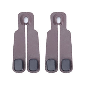 2PCS Leather Car Seat Back Hook Headrest Hidden Phone Stand Hanger Headrest Storage Holder Universal Auto Interior Organizer