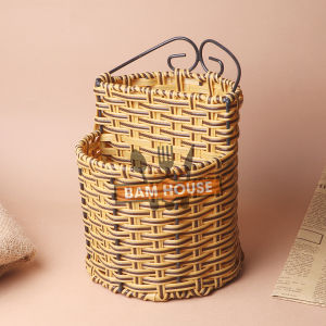 Ống đựng muỗng đũa nhựa mây Bam House cao cấp OD01 - Bam House