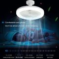 Ceiling Fan And Light 2 In1 With Remote Control Small Mini Ceiling Fan Semi Flush Mount For House. 