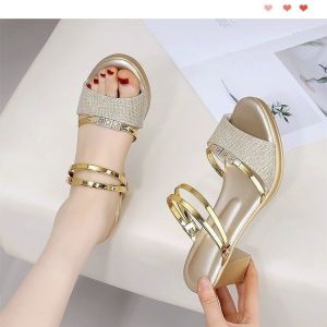 Free Shipping Fish-Mouth Sandals Versatile For Both Indoor And Outdoor Wear WomenS High-Heeled Sandals New Fashion Style For 2026 Chunky Heels Perfect For Summer And Easy To Match With Any Outfit
