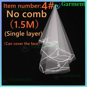 【LOCAL SELLER】Fashion Bridal Veil with Bow Pearl Diamond Bride To Be Gift Bachelorette Party Bridal for Wedding Decoration