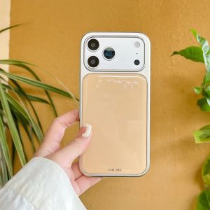 Korean Solid Color Minimalist Electroplating Drip Glue Phone Case For iPhone 17 Air 16 15 14 13 12 11 Pro Max Plus Y2K Cover Ins