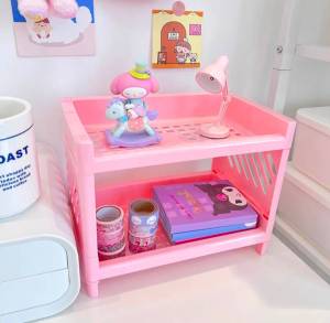 CH0811 ชั้นวางของ อเนกประสงค์ 2 ชั้น ขนาดเล็ก พลาสติก 🔰โปรดอ่านรายละเอียดสินค้าก่อนสั่งซื้อค่ะ🔰