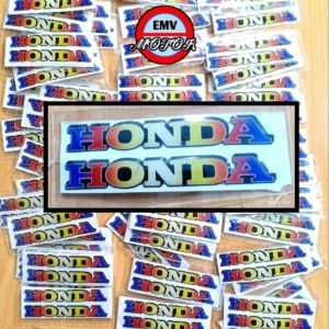Emblem honda twotone sepasang