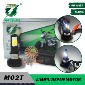 LAMPU DEPAN MOTOR RAYTON M02T WITH FAN HI LO 8 MATA 40 WATT RTD