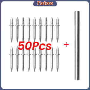Talao Double Headed Nail for Seamless Wood Paneling Non-marking Nails Skirting Line Fixator Seamless Nail 50/100Pcs