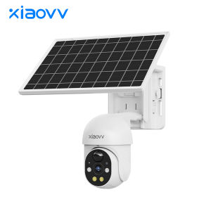 กล้องวงจรปิดไร้สาย IP 1080p พลังงานแสงอาทิตย์ Xiaovv P6 พร้อมระบบเสียงสองทาง 360 PTZ กันน้ำและกันฝุ่นระดับ IP65 ควบคุมระยะไกลด้วยสมาร์ทโฟน HD กินไฟต่ำเป็นพิเศษ ใช้งานต่อเนื่องได้