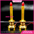 [Giá một cặp] Đèn Nến Màu Vàng Để Bàn Thờ Phật, Ông Bà, Gia Tiên Sử Dụng Đèn Quả Nhót Tiết Kiệm Điện [NEN1-VANG]. 