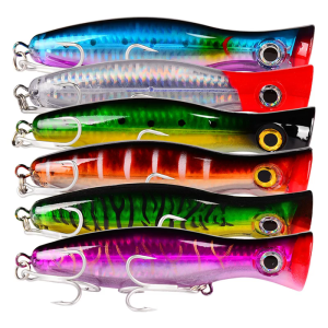 Artificial Hard Baits Crankbait for Trout 12.5cm Big Popper with Hook Floating Wobbler Fishing Lures Baits