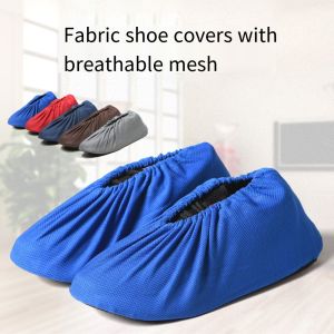 GOOTRADES 3 Pairs Non-slip Shoe Covers Reusable Breathable Mesh Shoes Protectors Thick Full Sizes Booties Cover Indoor