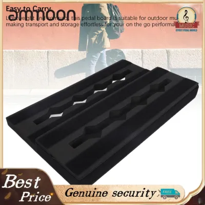 ammoon Guitar Pedal Board EVA Anti Slip Portable Modular Guitar Effects Pedalboard Support for 6 to 10 Effect Pedals