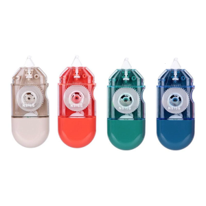 4Pcs Correction Tape Roller 6mx5mm White Out Tape Quick Drying Corrective Tapes Total 24m for Writing Journaling Noting