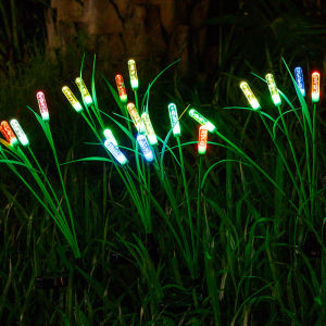 MLADEN Swaying Solar Lights Reeds Garden Light Outdoor Solar Light Garden Decor Lampu Rumput Solar 太阳能芦苇灯