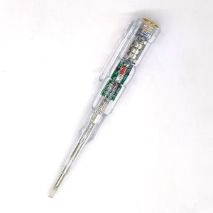 เครื่องตรวจจับแรงดันไฟฟ้าเหนี่ยวนำอัจฉริยะ ปากกา โวลต์มิเตอร์ 70-250V เครื่องทดสอบวงจรไฟฟ้า ไขควง ตัวบ่งชี้ Tool