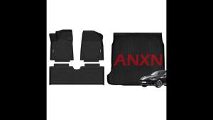 Floor Mats for 2023 2024 2025 Hyundai Ioniq 6 All Weather Waterproof Floor Mats Rear Cargo Liner Trunk Mat Interior Accessories