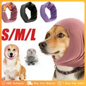 Pet Headscarf Cat Dog Noise-proof Ear Cover Elastic Dog Ear Muff Puppy Kitten Ear Cover  Anti-Fright