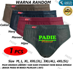 PADIe - 1 PCS Celana Dalam / CD Pria Cowok  BELYTEX/FELDATEX Multi Colour /sempak/underwear Laki-laki size M LXL 3L 4L 5L