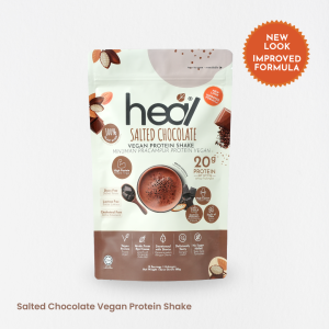 [New] Heal Salted Chocolate Vegan Pea Protein Shake Plant Based Powder (585g - 15 Servings) | High Protein No Sugar HALAL