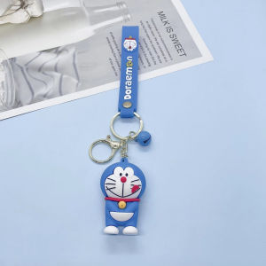 Anime Doraemon Cute Doll Pendant Figures Tinker Bell Cat Robot Cat Kawaii Fashion Keychain Bag Keyring Pendant Birthday Gifts