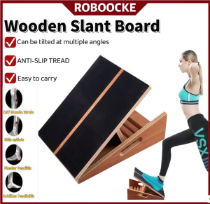 SG Pilates Board Adjustable Slant Board Calf Stretch Board Ankle Stretcher For Fitness Yoga Stretching拉筋板 普拉提板