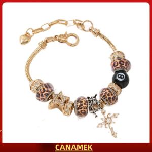 Miễn phí vận chuyển✨ Leopard Print Starry Night Vòng Đeo Tay Sang Trọng Cho Phụ Nữ Hợp Thời Trang Đính Cườm Đồ Trang Sức Cao cấp Phụ Kiện Thời Trang