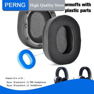 [PERNG] Tehe Replacement Ear Pads Cushions Replacement Compatible with Razer BlackShark V2 Pro V2X Wireless Gaming Headset