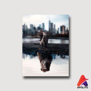 APOLITO (15X20 CM) HIASAN DINDING KUCING WALL DECOR PAJANGAN POSTER DINDING GAMBAR KUCING LUCU