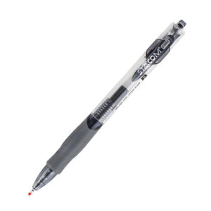 Compo 5 cây bút bi mực nước - đầu nhỏ chữ nét mảnh đầu bấm 0.5mm mực xanh/đỏ/đen | STACOM GP1065