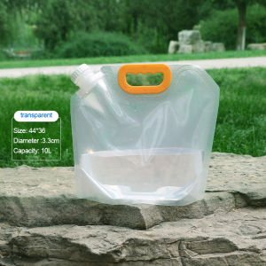 2.5/5/10L Foldable Drinking Water Bag Outdoor Camping Hiking  Portable Water Storage Bag Thickened Large Capacity Water Container Reusable
