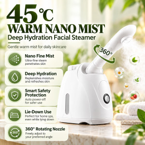 Oasis Ozone facial sauna steamerhome sprayer Hydrating nano facialpore opening cleansing beauty instrument