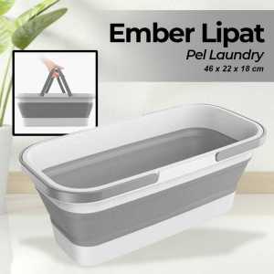 MIHOME Ember Lipat 40 Liter Serbaguna Baskom Laundry Bucket Collapsible - FB4610
