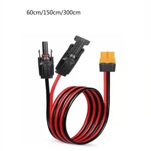 12AWG Solar to XT60 Charging Cable with High Efficiency Power Transfer for Outdoor Adventure
