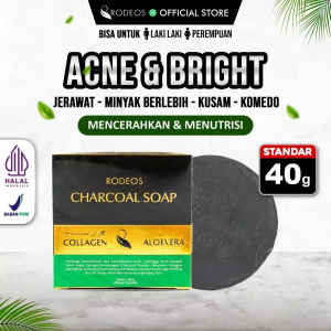 RODEOS Sabun Pemutih Kulit Badan Dan Wajah - Brightening Body Soap Sabun Perawatan Tubuh 100 Gram