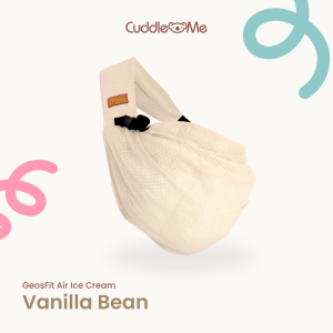 CuddleMe Gendongan Bayi Geos Fit Air Gendongan Ringsling Instant M-shape