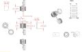 10 ชิ้น แผงติดตั้ง ขั้วต่อ CAT6 RJ45 กันน้ำ ขั้วต่อ Cat5/5e/6 8P8C สายเคเบิล LAN อีเธอร์เน็ต ข้อต่อ อะแดปเตอร์สองหัวพร้อมฝาปิดกันน้ำ/กันฝุ่น. 