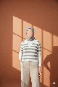 Clara Knit Top – Atasan Rajut Lengan Pendek Stylish