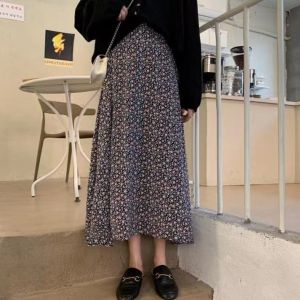 กระโปรงยาว เอวยางยืด