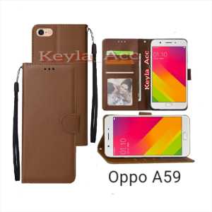 CASE DOMPET OPPO F1S/OPPO A59 FLIP COVER LEATHER PREMIUM CASING SARUNG BUKU HP