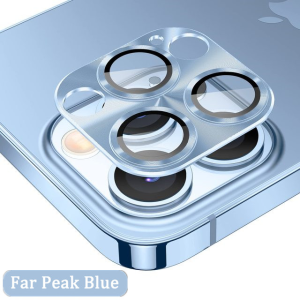 WSKEN for iPhone 14 Pro / 14 Pro Max / 13 Pro / 13 Pro Max Camera Lens Protector HD Tempered Glass Circle Camera Screen Protector