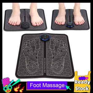 【Best Gifts!】Electric EMS Foot Massage 100% Original High Quality USB Rechargeable EMS Leg Reshaping Foot Massager Stimulator Foot Massager Machine EMS/TENS Muscle Stimulation Foot Circulator/Foldable Household Health Care EMS Electric Vibrati