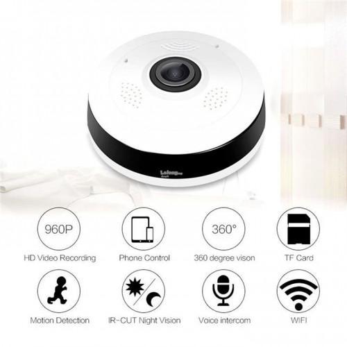 Wireless Panoramic CCTV IP Camera 360 | Lazada