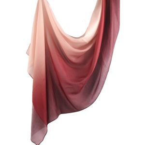 PTK52 Gradient Color Hijab Scarf Long Bandana Wraps Shawl Fashion All-march Headscarf Female